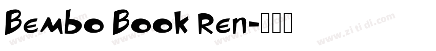 Bembo Book ren字体转换